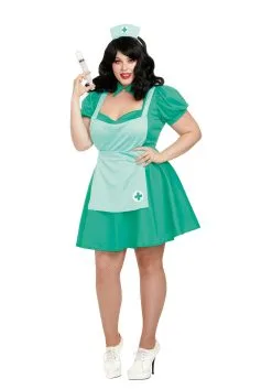 Dreamgirl Plus Size Nursie Costume For Women