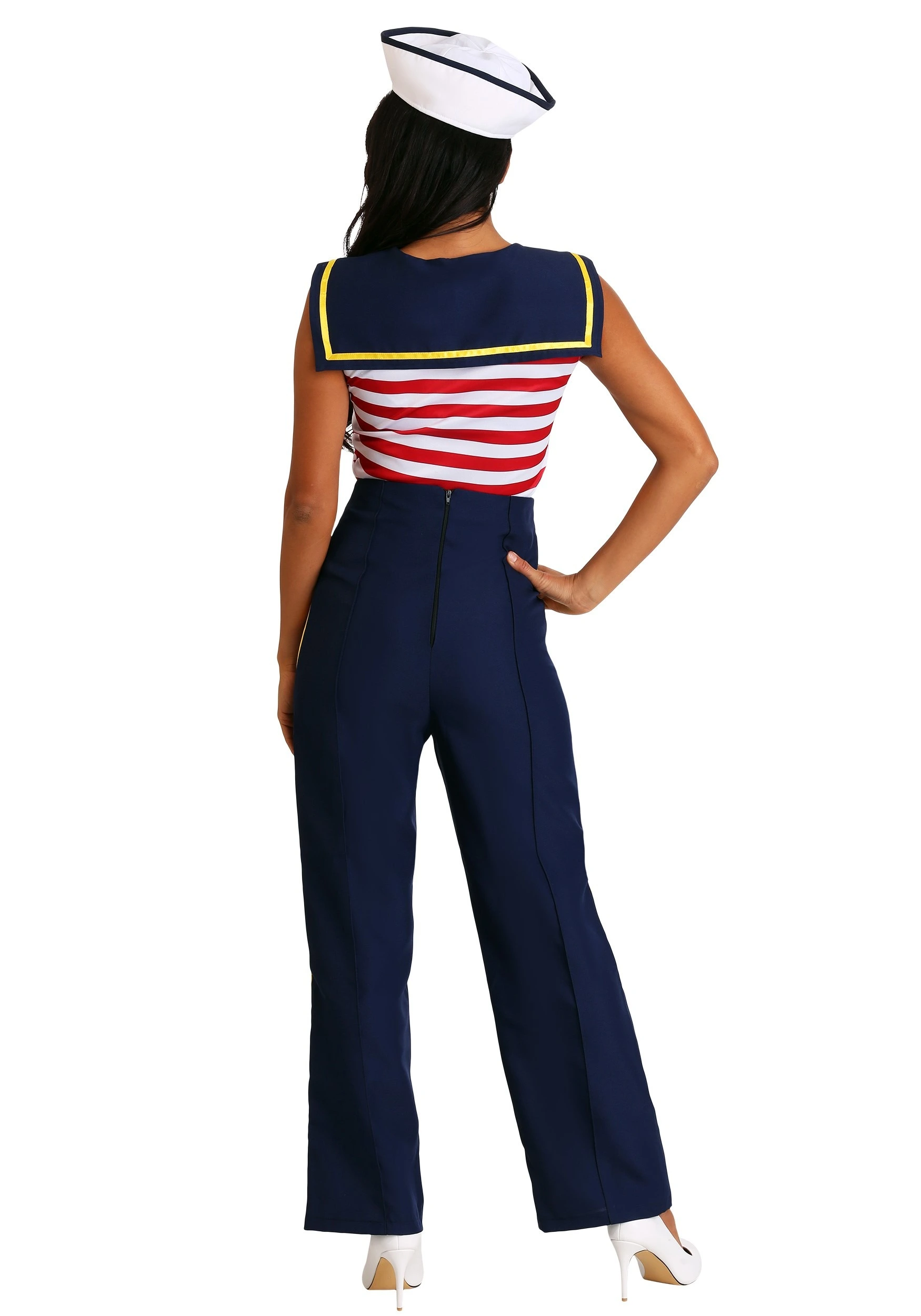 Fun Costumes Women's Plus Size Perfect Pin Up Sailor Costume 4 Fun Costumes Women's Plus Size Perfect Pin Up Sailor Costume - Image 2