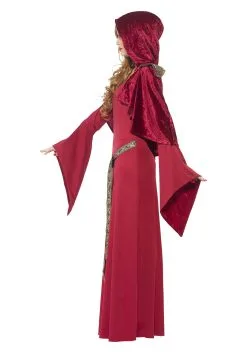 Smiffys Women's Red High Priestess Costume -Disney Costumes Sales womens red high priestess costume alt 2