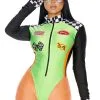 Forplay Sexy Green Racecar Driver Costume For Women -Disney Costumes Sales womens sexy green racecar driver costume