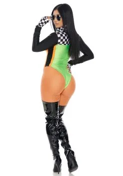 Forplay Sexy Green Racecar Driver Costume For Women 10 Forplay Sexy Green Racecar Driver Costume For Women -Disney Costumes Sales womens sexy green racecar driver costume alt 5
