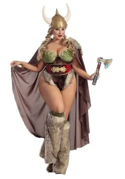 Party King Sexy Plus Size Valhalla Honey Costume For Women
