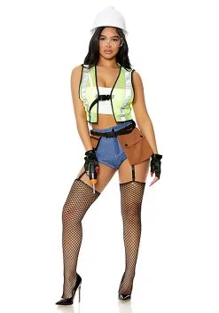 Forplay Under Construction Costume For Women -Disney Costumes Sales womens under construction costume alt 3
